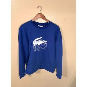 Navy Blue Lacoste Crewneck